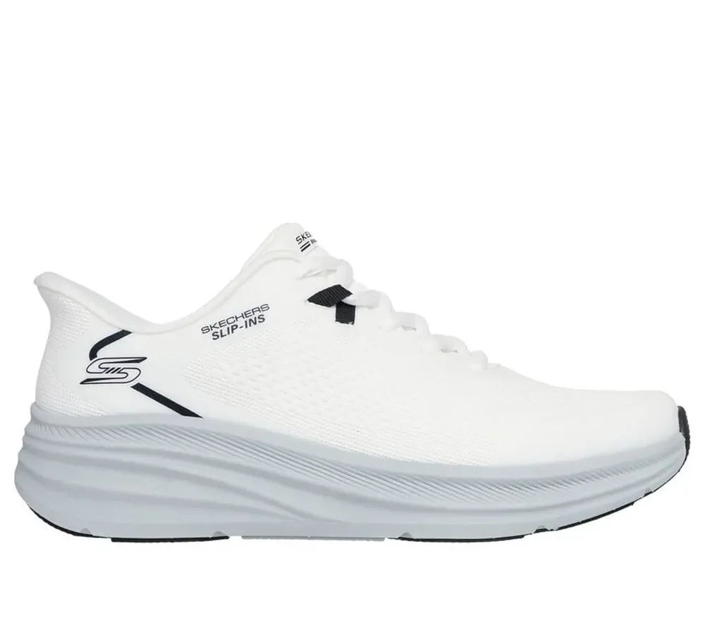 Skechers Hands Free Slip-Ins BOBS Sport Squad Too Essential Women 8 White NEW